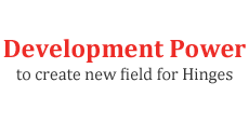 Development Power to create new field for Hinges